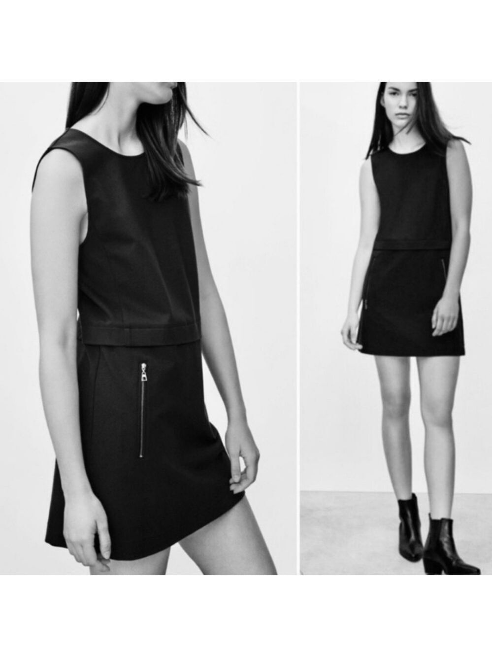 Wilfred VERONE checkered mini shift dress
